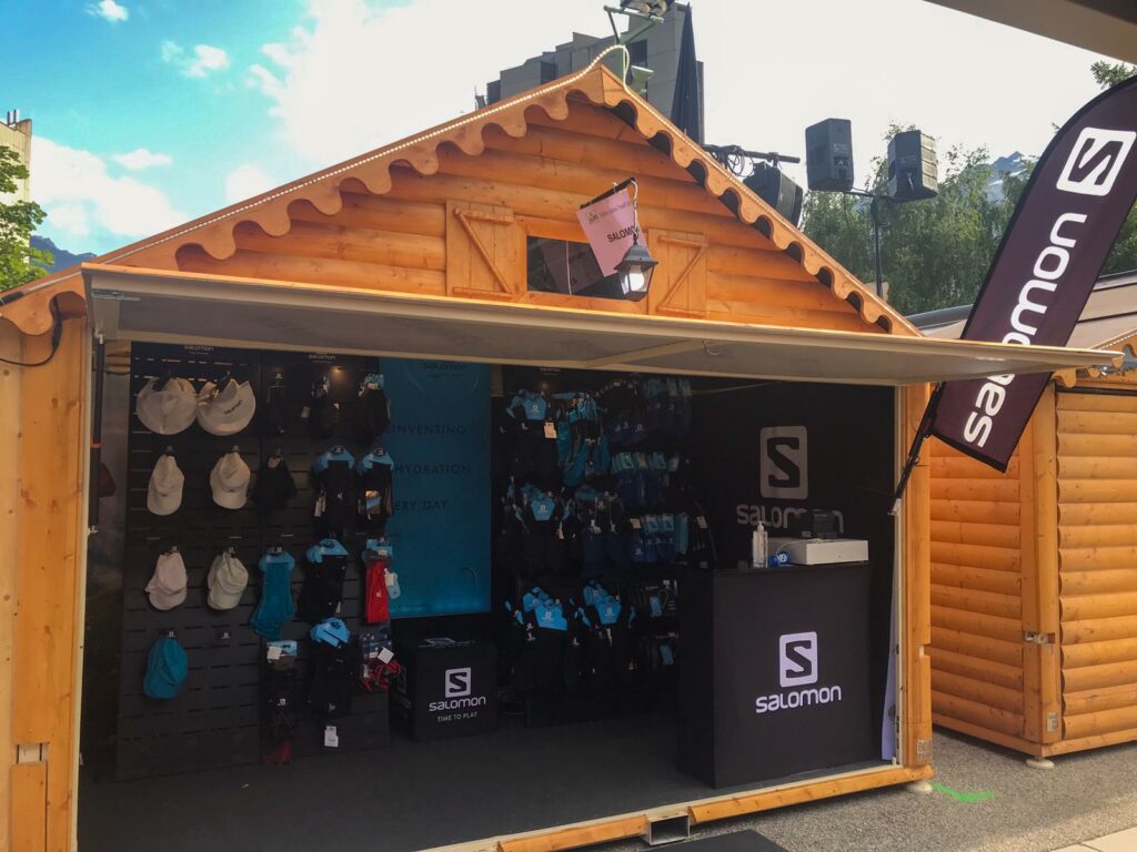 Stand Salomon UTMB 2021 Mark'Event