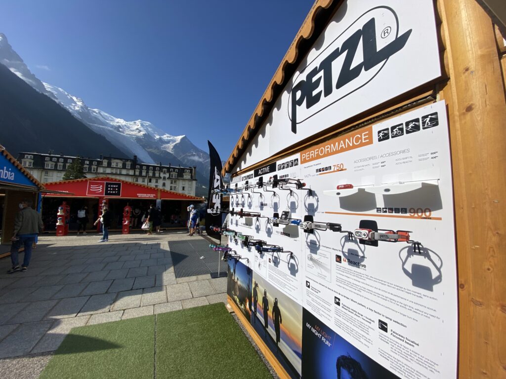 Stand Petzl UTMB 2021 Mark'Event