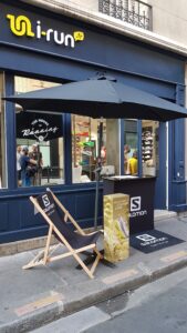 Testing Salomon Irun Paris Mark'Event